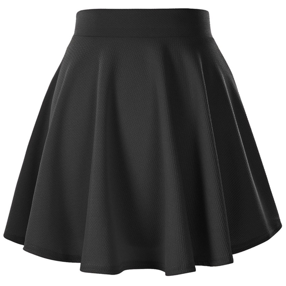Black skater skirt